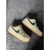 Nike Air Force 1 '07 Blanco Verde Amarillo Cuero - Sneakers Unisex